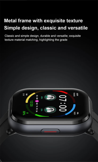 LIGE Bluetooth Headphones with clip-on design 2 In 1 Smartwatch with Earphones Heart Rate Sport Fitness Headset Smart Watch 2026