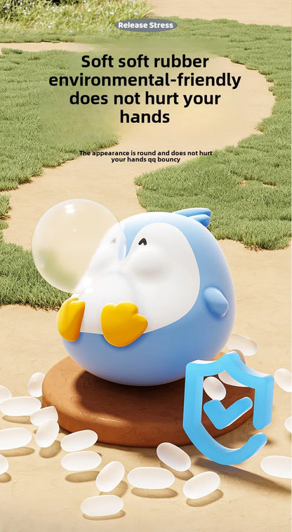 Cute Animal Spitting Bubbles Squish Squeeze Toy Anxiety Stress Relief Sensory Antistress Toys for Adults Birthday Christmas Gift