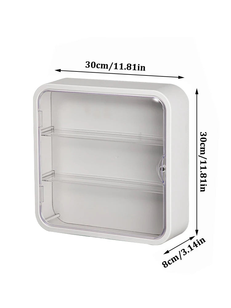Wall Mounted Doll Blind Box Storage Display Rack Magnetic Suction Figurine Display Cabinet Dustproof Doll Blind Box Storage Box
