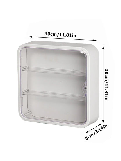 Wall Mounted Doll Blind Box Storage Display Rack Magnetic Suction Figurine Display Cabinet Dustproof Doll Blind Box Storage Box