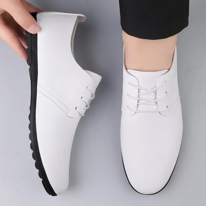 Daily casual men's leather shoes driving shoes new four-season general Doudou men's shoes outdoor lazy one-pedal men