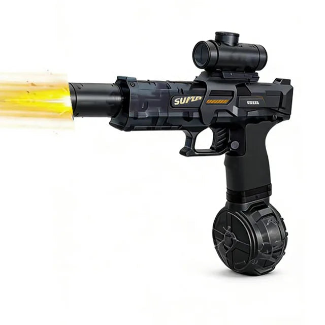 Fun electric pulse water gun, simulated flame sensing light, fully automatic toy water gun, adult outdoor beach toy