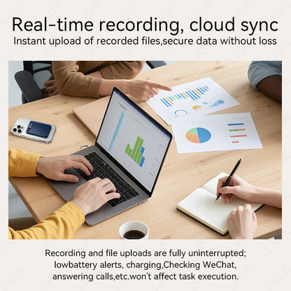 LIGE AI Voice Recorder GPT Intelligent APP Control Audio Mind Map Real Time Transcription Translate Summary Phone Call Recording