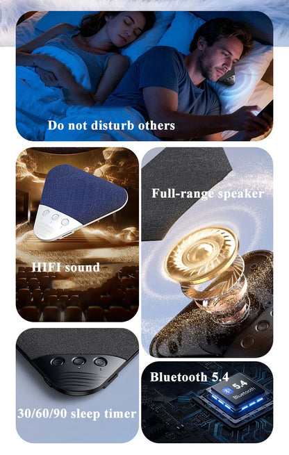 Mini Sleeping Bluetooth Speaker Rechargeable White Noise Sleep  Aid Soundbar Wireless Music Player Support TF Card Timed Shutdow