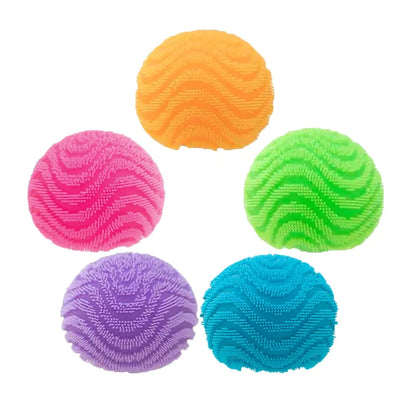 Stress Relief Squeeze Blind Box Nee Doh Fuzz Ball Sensory Squeeze Toy Textured Stress Relief Fidget Ball for Gift