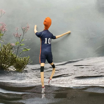 Anime Haikyuu Hinata Shoyo Kozume Kenma Cosplay Cotton Doll Iron Wire Skeleton Twistable Abstract Cartoon Figure Funny Dolls