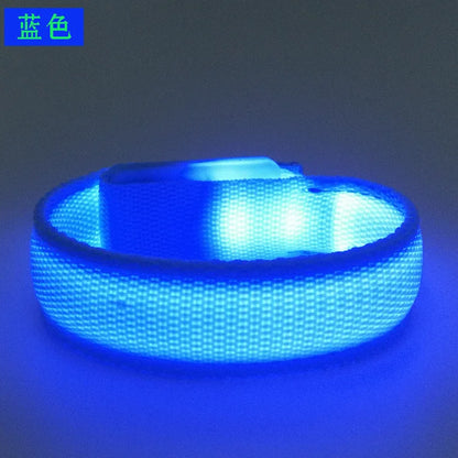 Ddjoy Led Bracelet Concert Party Bar Bracelet Velcro Led Luminous Sports Wrist Strap Party Supplies