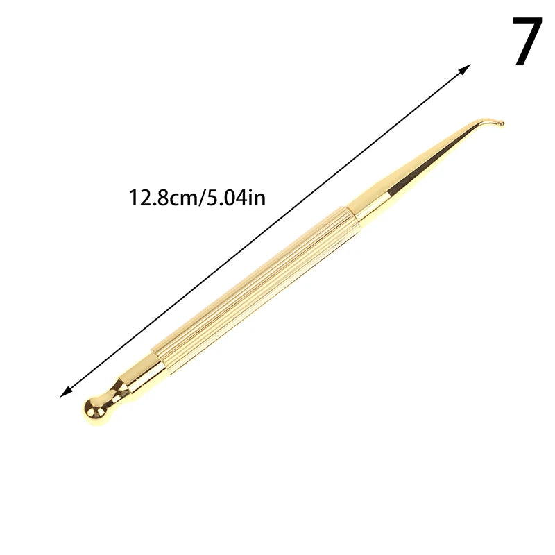 1Pcs Acupuncture Point Probe Stainless Steel Auricular Point Pen Beauty Ear Reflex Zone Massage Needle Detection Health Care