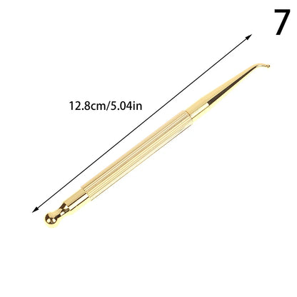 1Pcs Acupuncture Point Probe Stainless Steel Auricular Point Pen Beauty Ear Reflex Zone Massage Needle Detection Health Care