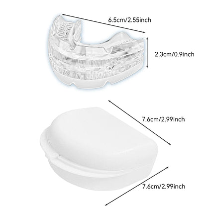 Anti Snoring Mouth Guard Improve Sleeping Adjustable Snoring Mouth Guard Anti-Apnea Teeth Bruxism Stop Snoring Device Mouthpiece