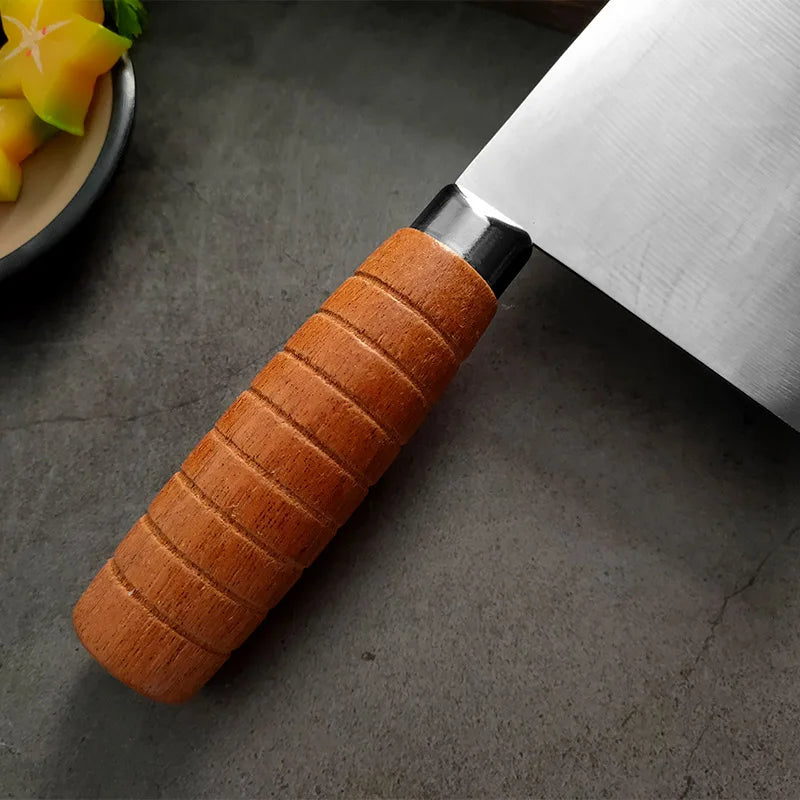 Handmade Forged Chinese Cleaver Knife Ultra Sharp Slicing Filleting Knives Chef Knife for Meat Vegetable Kitchen Cooking Tools