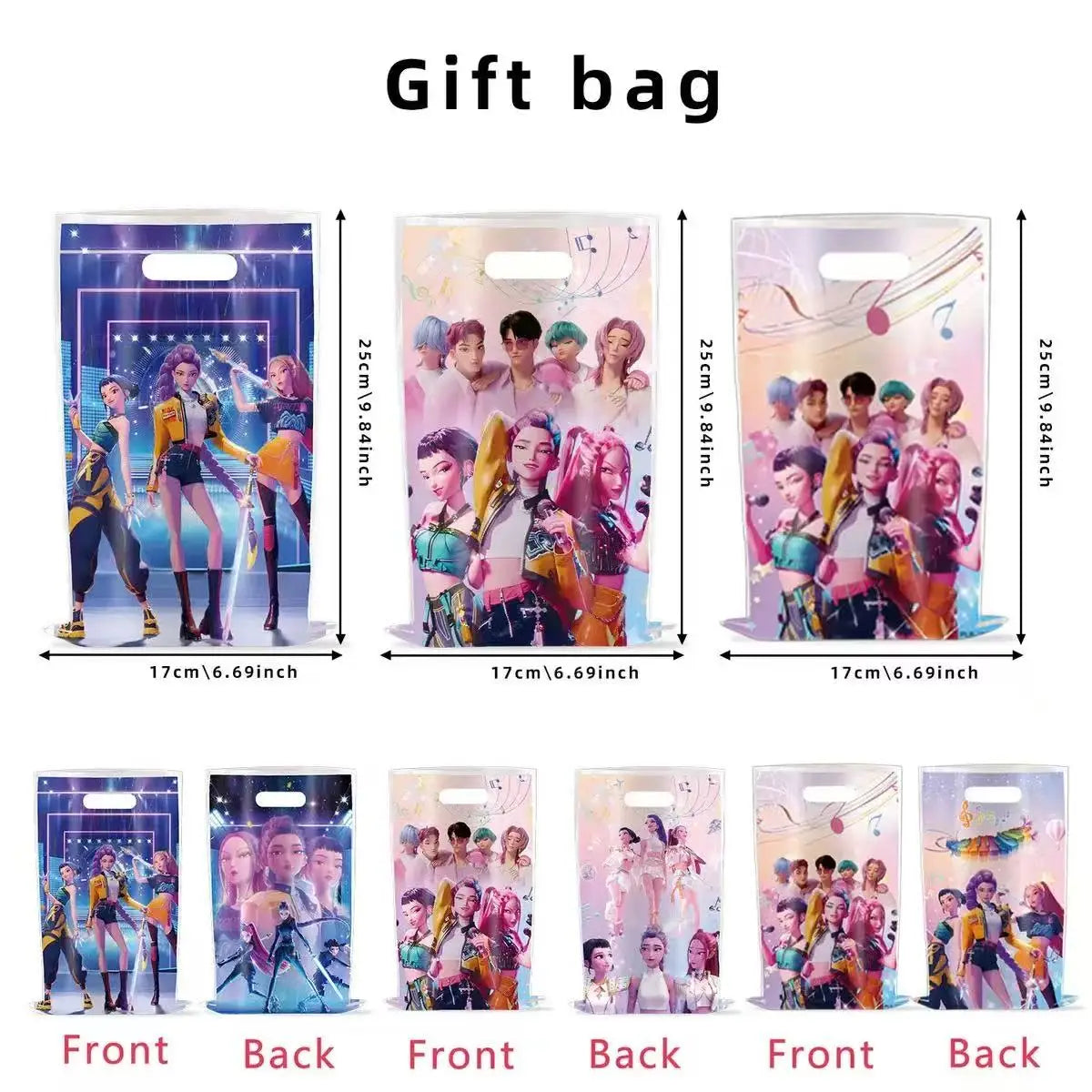 2026 Hot Theme Gift Bags 10-50Pcs Birthday Party Candy Loot Bags Goody Bag for Boys Girls Baby Shower Kids Party Favors