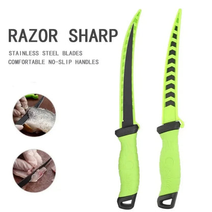 Fishing Knife 6 Inch Fillet Boning Knife Stainless Steel Cleaver Kitchen Professional Fruit Meat Cutting Fishes Slicing Knives