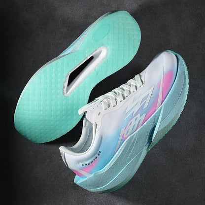 Marathon Men Running Shoes Carbon Board Speciality Sports Breathable Lightweight Women's Comfortable Chunta Athletic Sneakers