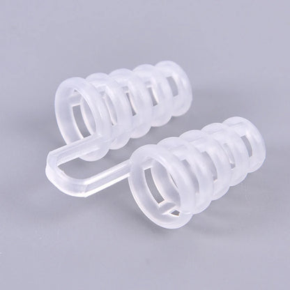 {#} 1pc Anti Snoring Device Aid Sleeping Soft Safe Silicone Boxed Comfortable Nasal Dilators Stop Nose Clips 4 Sizes