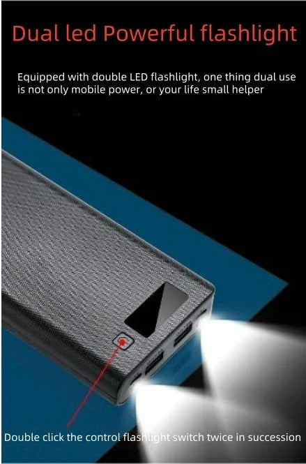 8×18650 Battery Box LED Power Bank Shell Case Dual USB Charging Storage Box Portable Battery Holder Mobile Phone Charger Case