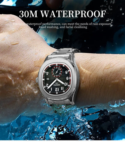 NIBOSI Sport Mens Watches Top Brand Luxury Auto Date Watch Men Waterproof Luminous AQUANAUT Quartz Watches for Men Reloj Hombre