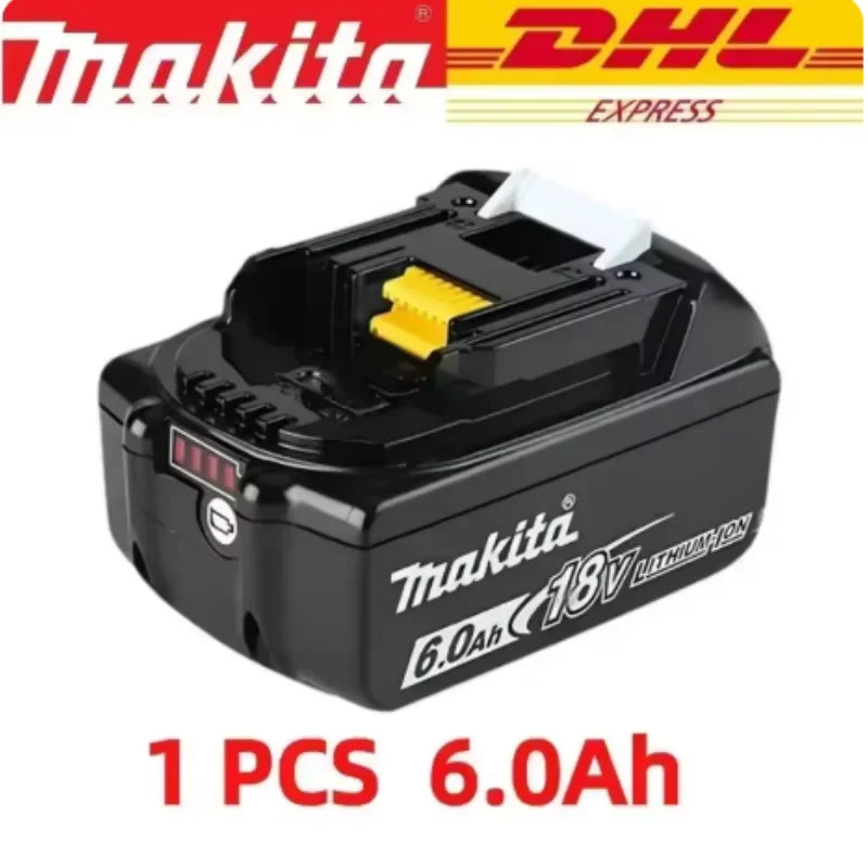 Genuine 6AH makita BL1860 18V Battery Power Tools Li-ion Replacement LXT BL1850 BL1840 for 18V Screwdriver with BMS TPCELL 18V