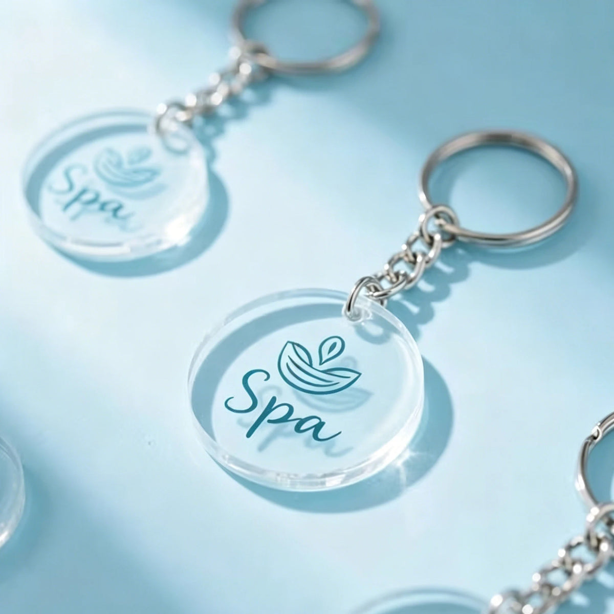 Wholesale Custom Logo Keychains – Bulk Acrylic Key Rings for Business, Events & Promotional Keyring Packs