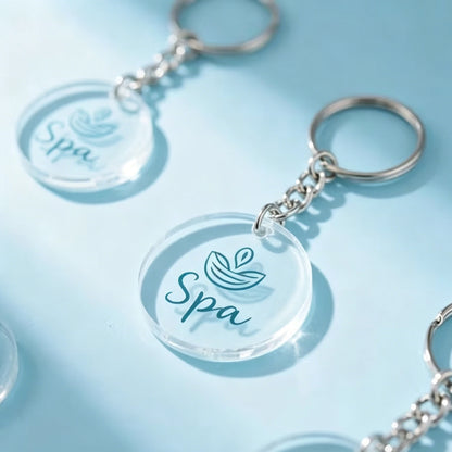 Wholesale Custom Logo Keychains – Bulk Acrylic Key Rings for Business, Events & Promotional Keyring Packs
