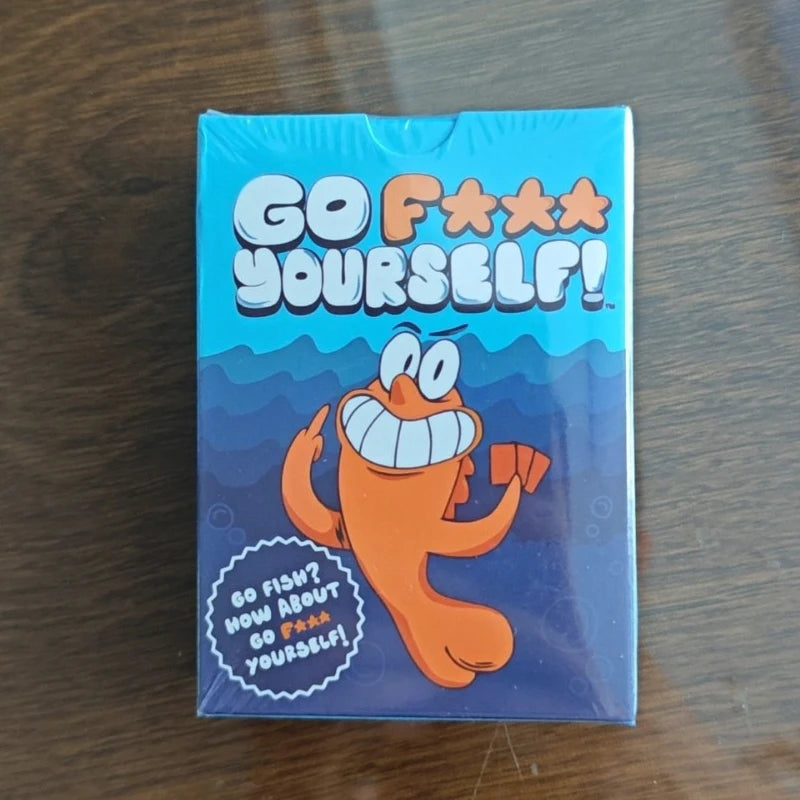 Go Fish Card Game Yourself Fun Gag Gift Hilarious Board Games with A Twist Night Family Interaction Party Game for 2+ Players