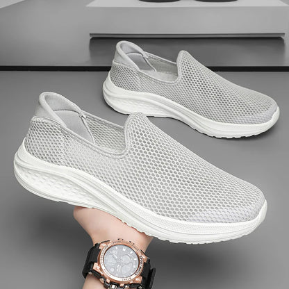 Outdoor Mesh Men Loafers Summer Man Casual Shoes Platform Walking Sneakers Comfortable Breathable Running Jogging Sport Shoes