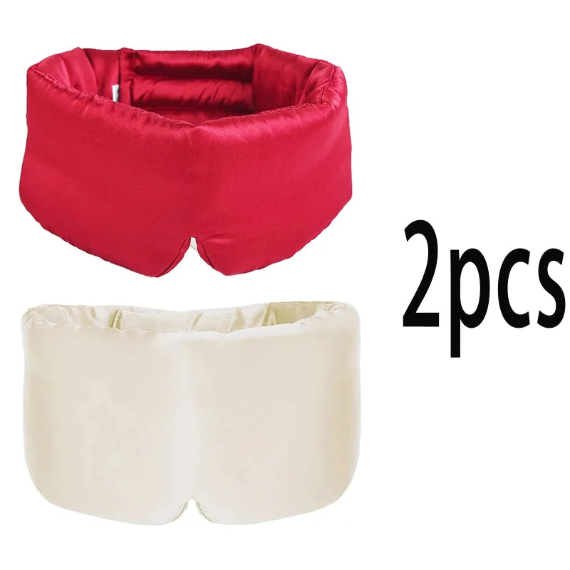 New Silk Sleep Night Mask Eye Mask Sleeping Blindfold for The Night Sleep Band Eyes Cover