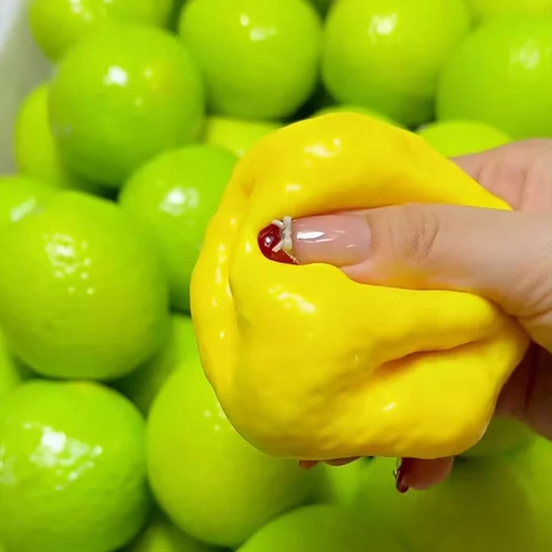 Color-Changing Lemon Squishy Fidget Toys Lemon No rebound Stress Ball Squeeze Toy ASMR Sensory Stress Relief Toy for Adults ﻿