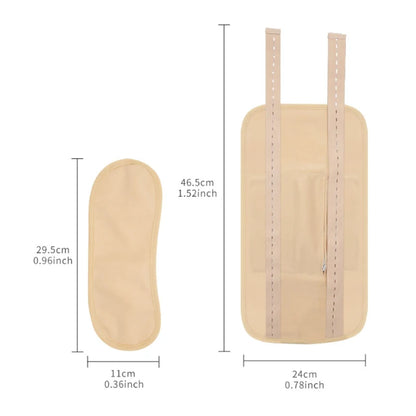 Reusable Waist Wrap Castor Oil Pack Kits For Insomnia Constipation Inflamma Back Massager Waist Massage Tools Accessories