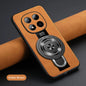 For Xiaomi Redmi Note 15 Pro and Note15 Pro Plus 5G Case Magnetic Holder Silicone PU Leather Plexiglass Premium Back Cover