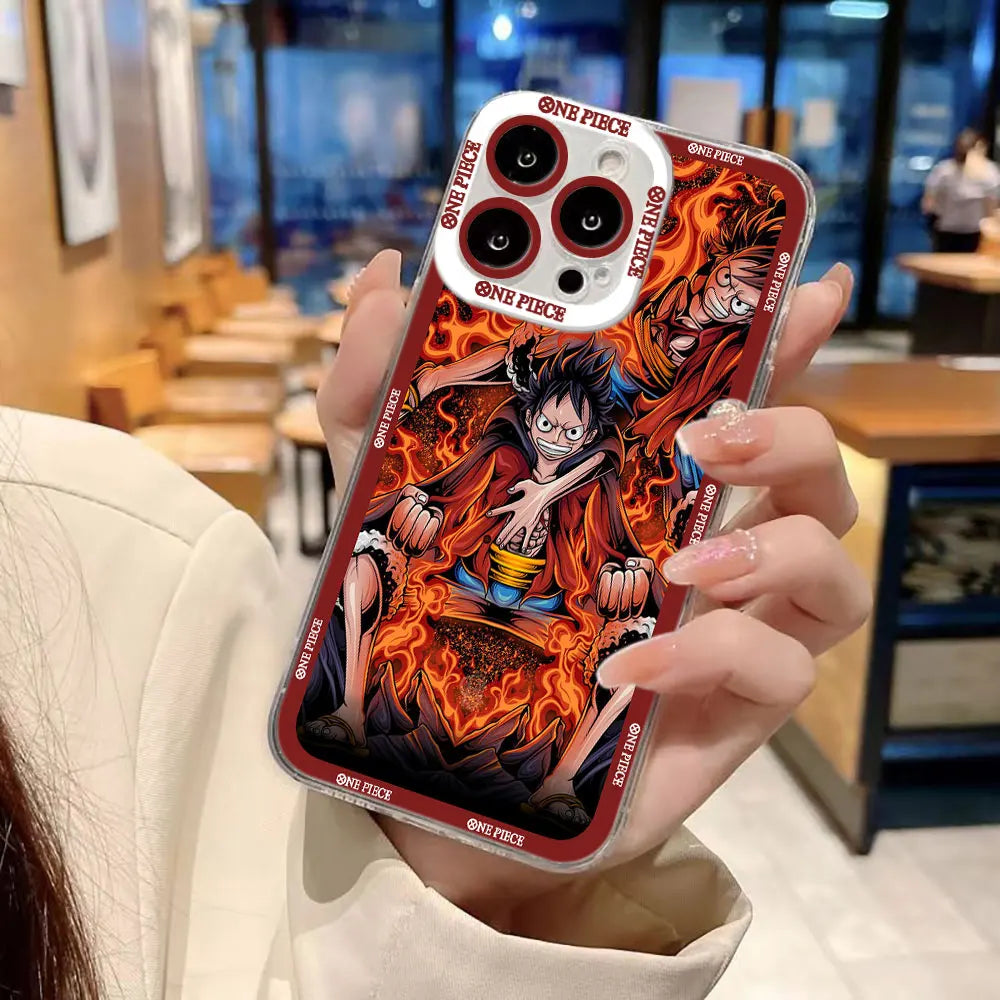One P-Piece Luffys Zoro Clear Phone Case For Realme 15 5 6 7 7I 8 8I 9 9I 10 12 NOTE 70 C75 C71 C67 C65 C55 C53 C35 C33 Cover