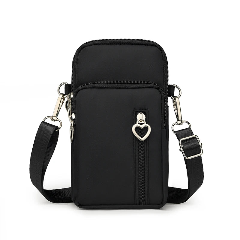 New Korean-style mobile phone bag, crossbody bag, mobile phone pouch, crossbody purse, vertical style small bag