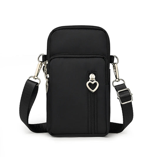 New Korean-style mobile phone bag, crossbody bag, mobile phone pouch, crossbody purse, vertical style small bag