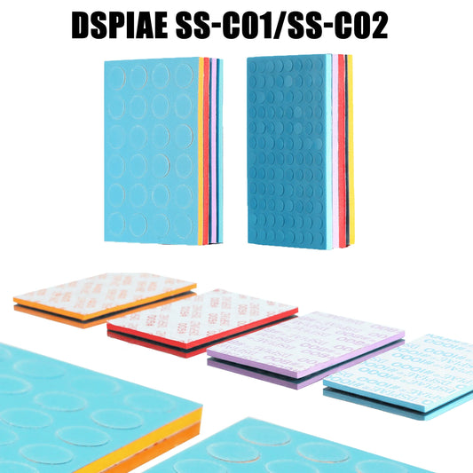 DSPIAE SS-C01 SS-C02 Self Adhesive Sponge Sanding Disc Sponge Sandpaper Double Side Abrasive Model Tools Polishing Sponge