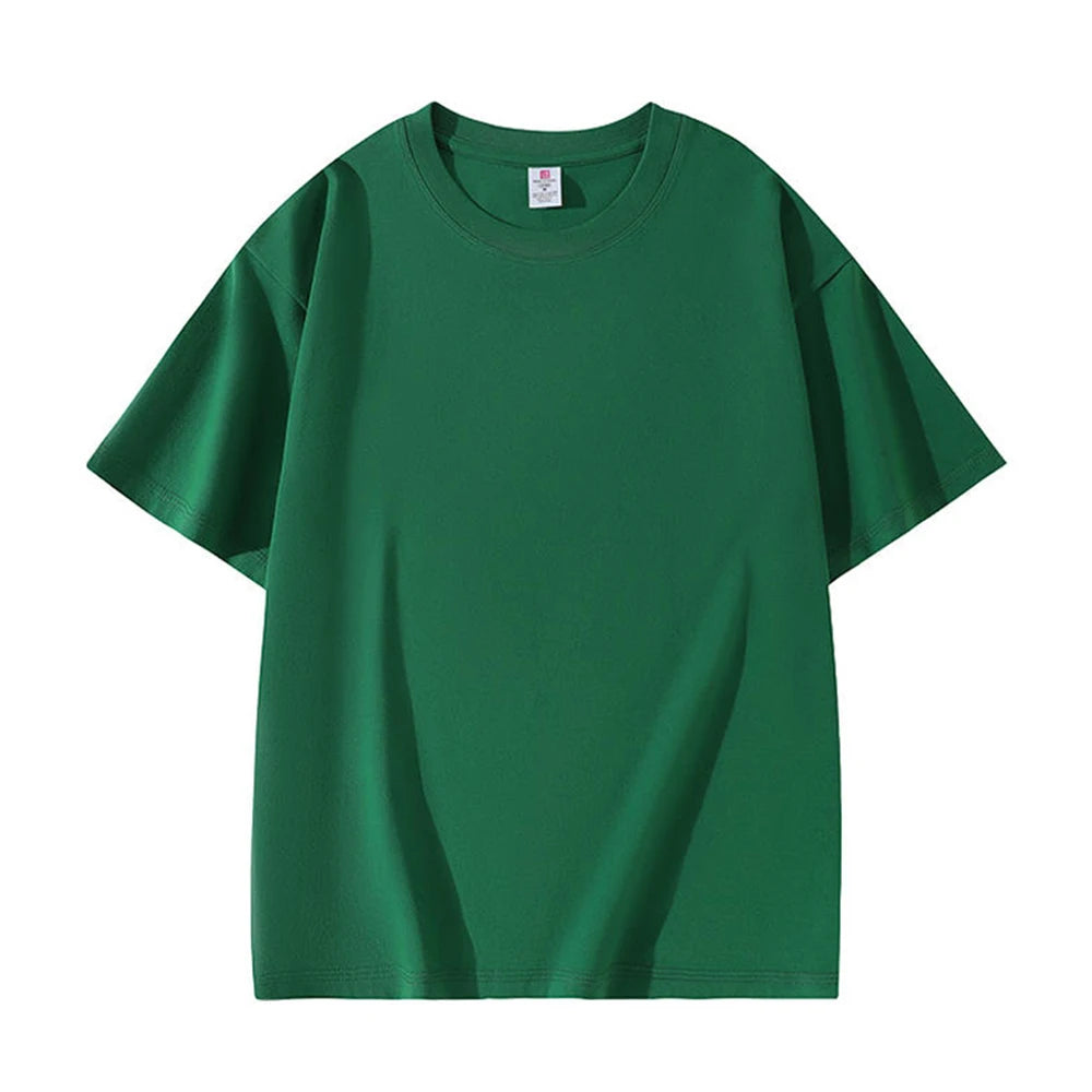 3pcs/lot Custom Workwear 100% Cotton T Shirt 220g Printed Embroidered Team Group Clothing Personalized Work Clothes Uniforms