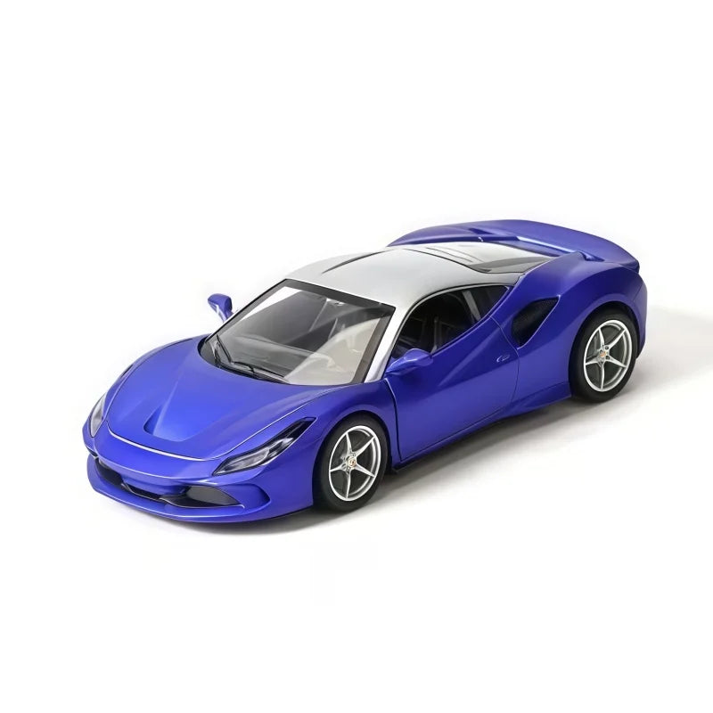 1:36 Simulated Alloy Sports Car Model, Reversible Openable Sports Car Decoration, Boy's Toy Car, Collectible Car Model, Bagged