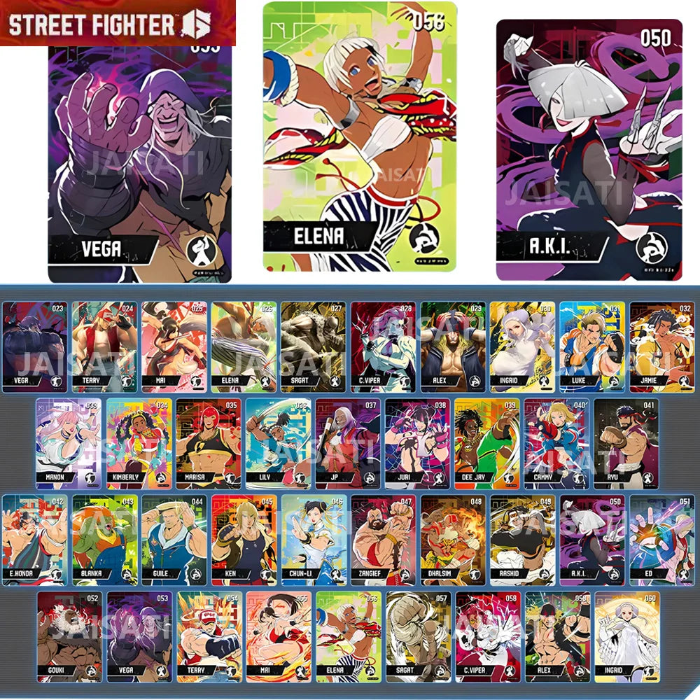 Street Fighter 6 Series 2 nfc cards Add 8 additional roles Terminal Wallpaper photo frame Clothing color for switch
