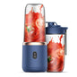 New Double Cup Portable Blender 6 Blades USB Rechargeable Mini Juicer Machine Multifunctional Fruit Juice Mixing Cup for Home Tr