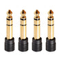 2/4/8Pcs Gold Plated 6.35mm Male Plug to 3.5mm Female Connector Stereo Plug for Microphone Headphone Audio Speaker Adapter
