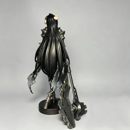 Overlord Armor Ver Figure 24cm Long Hair Demon Horns Battle Axe Statue Anime Model Heavy Metal Texture Armor Knight Figure