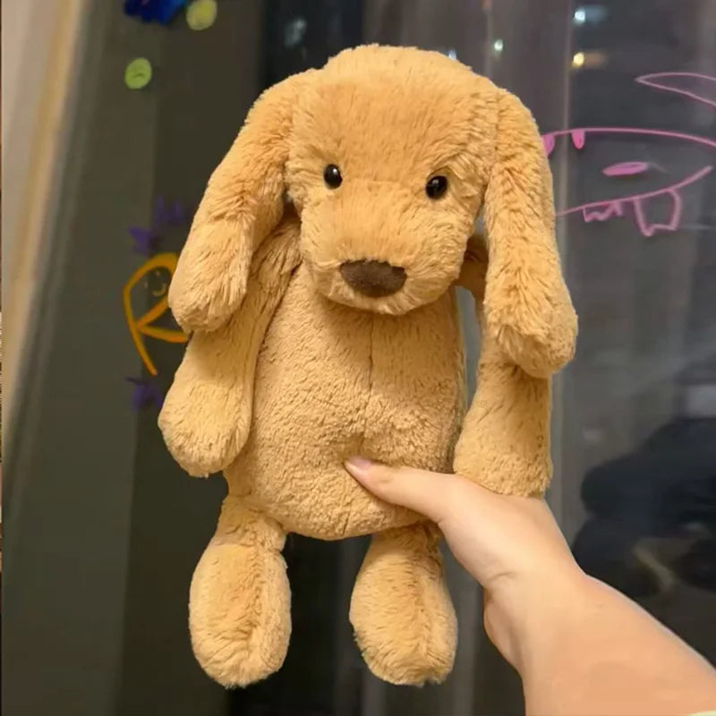 Yellow Droopy-eared Dog Plush Toy Animal Home Decoration High-quality And Comfortable  Children's Birthday Gift Companion Gift