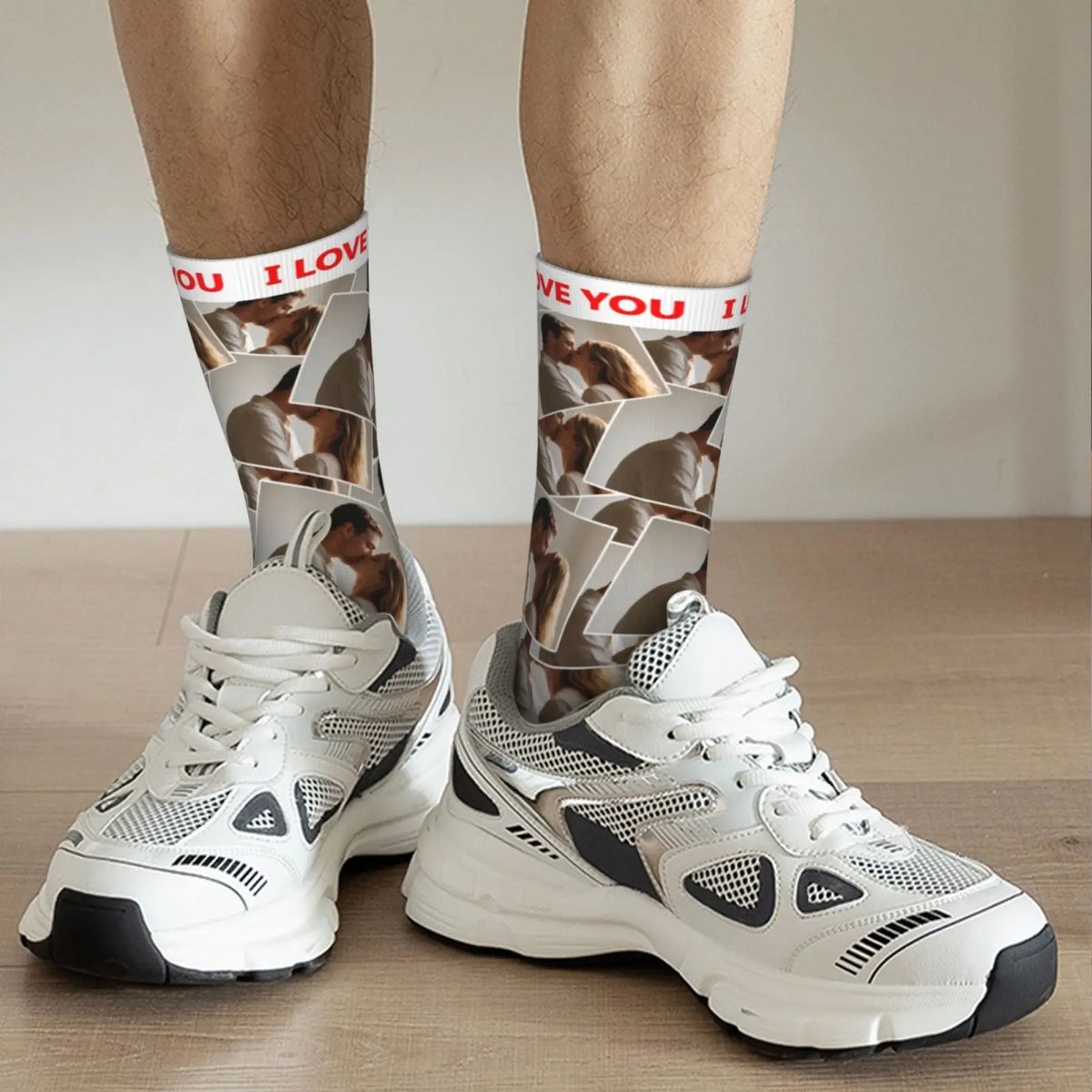 Novelty Custom Face Socks DIY Personalized Photo Custom Socks Crazy Funny Men's Socks Christmas Party Birthday Anniversary Gift