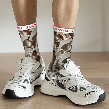 Novelty Custom Face Socks DIY Personalized Photo Custom Socks Crazy Funny Men's Socks Christmas Party Birthday Anniversary Gift