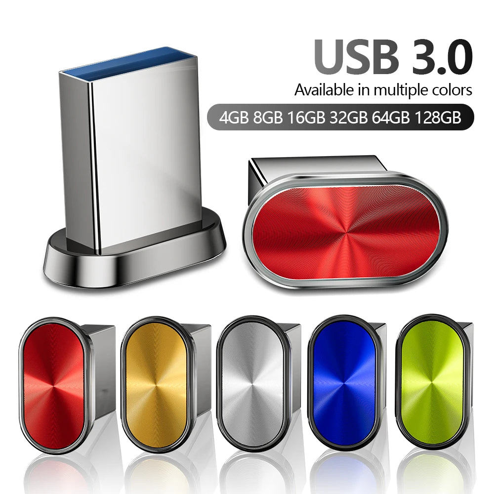 USB3.0 Super Mini USB 3.0 Flash Drive Memory Stick Pen Drive Storage Device Pendrive Cle USB Stick 128GB 64GB 32GB 16GB 8GB 4GB