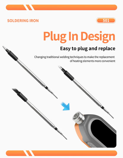 JCD USB Soldering Iron Portable 5V 15W built-in battery with Three-Level Temperature Control Wireless Mini Soldering Tools