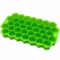 Honeycomb 37-Grid Ice Cube Tray, Silicone DIY Ice Mold (Lid Not Included) for Drinks, Cocktails & Kitchen Use