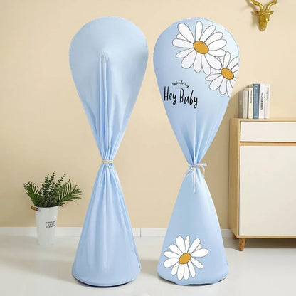 1pc All-inclusive Waterproof Fan Dust Cover Household Floor Fan Cover Washable Pedestal Fan Standing Fans Protective Cover
