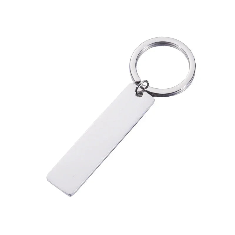 Custom Keychain Engraved with Name & Date, My Love My Life My Friend Message, Personalized Gift Key Ring for Couples, Men, Women