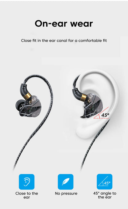 OLAF DAC Type C Earphones Wired Headset USB C Gamer Headphones Cable Handsfree Type-C Earbuds For iPhone16 15 Samsung S23 Xiaomi