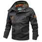 2025 New Men's Sports Jacket Thin Outdoor Quick Dry Loose Multi-Pocket Outerwear Waterproof Windproof Casual Spring Autumn Coat